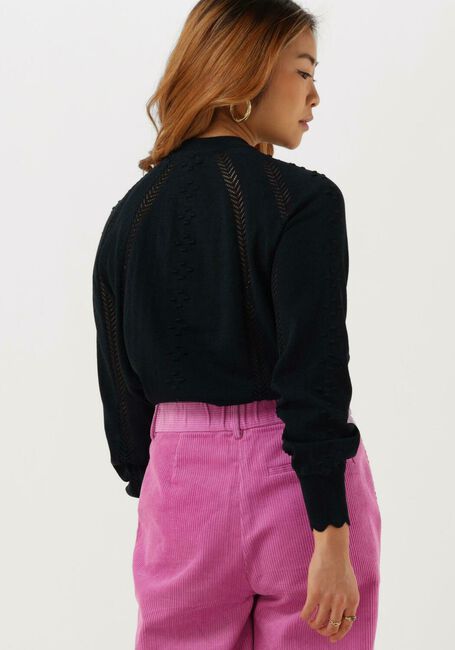 Donkerblauwe OBJECT Trui KALINA L/S KNIT PULLOVER - large