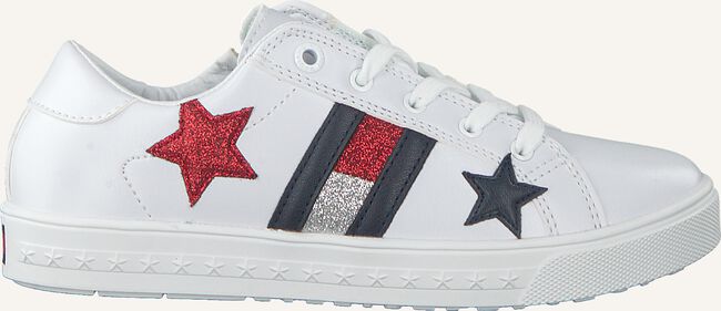 Witte TOMMY HILFIGER Lage sneakers LOW CUT LACE UP SNEAKER Witte TOMMY HILFIGER Lage sneakers LOW CUT LACE UP SNEAKER - large