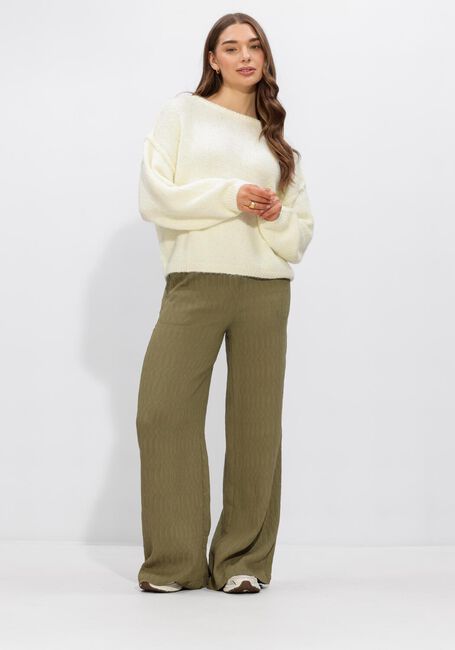 Lime ANOTHER LABEL Truien/vesten ALROXANE KNITTED PULL L/S - large