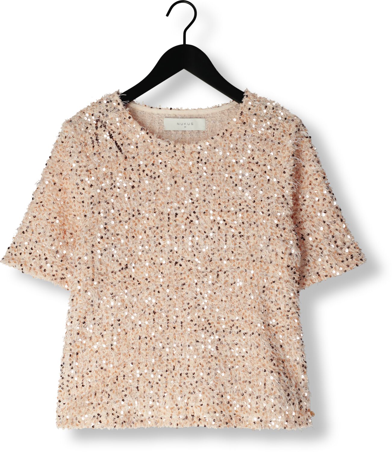NUKUS Dames Tops & T-shirts Octavia Top Paillet Roze