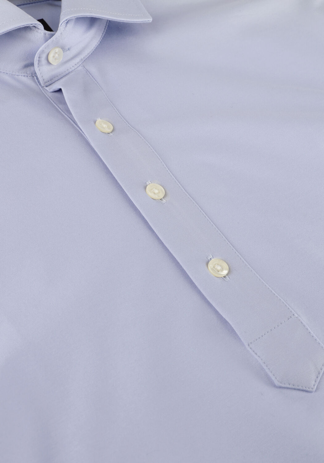 Lichtblauwe GENTI Klassiek overhemd S7096-1175 - large