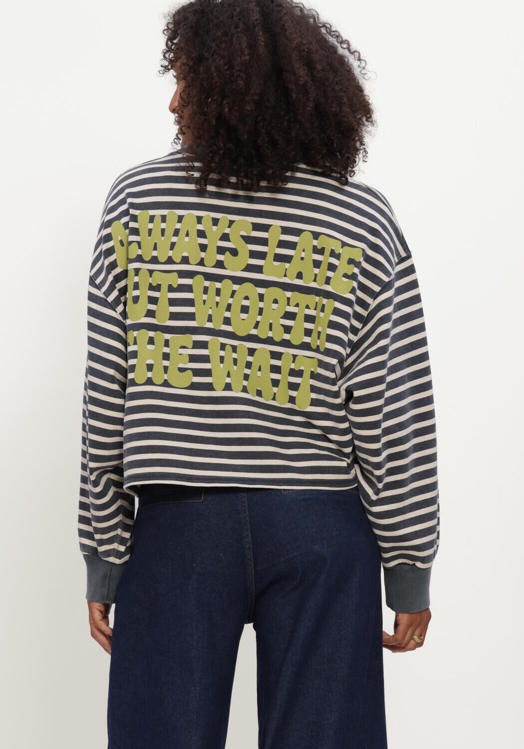 Donkergrijze STUDIO AMAYA Top WORTH IT - large