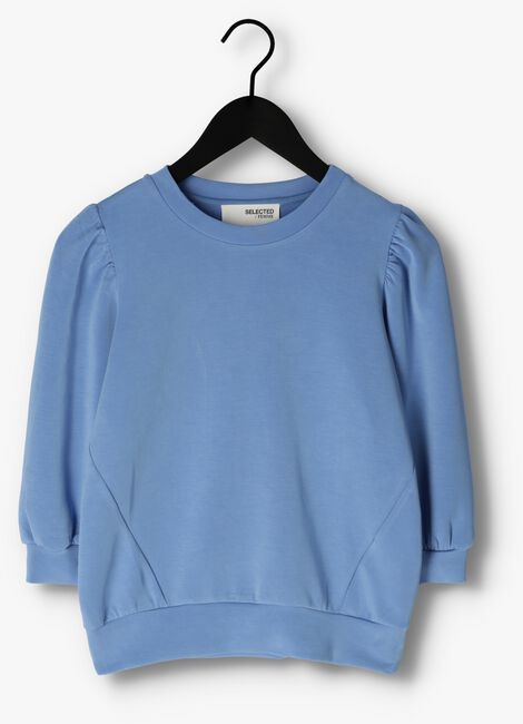 Blauwe SELECTED FEMME Sweater SLFTENNY 3/4 SWEAT TOP - large