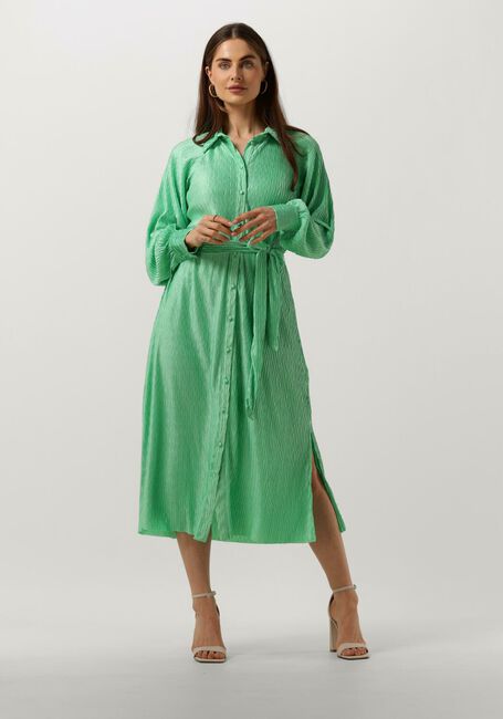 Groene Y.A.S. Midi jurk YASOMIRA LS MIDI DRESS S - large