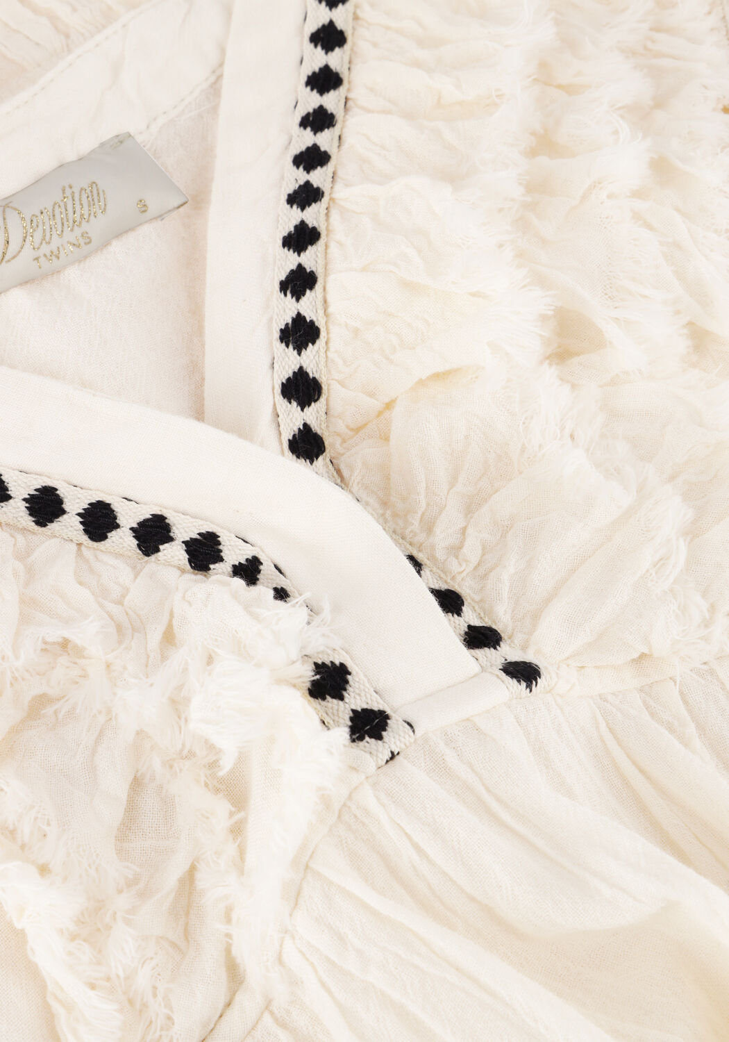 Gebroken wit DEVOTION Mini jurk EFISTO - large