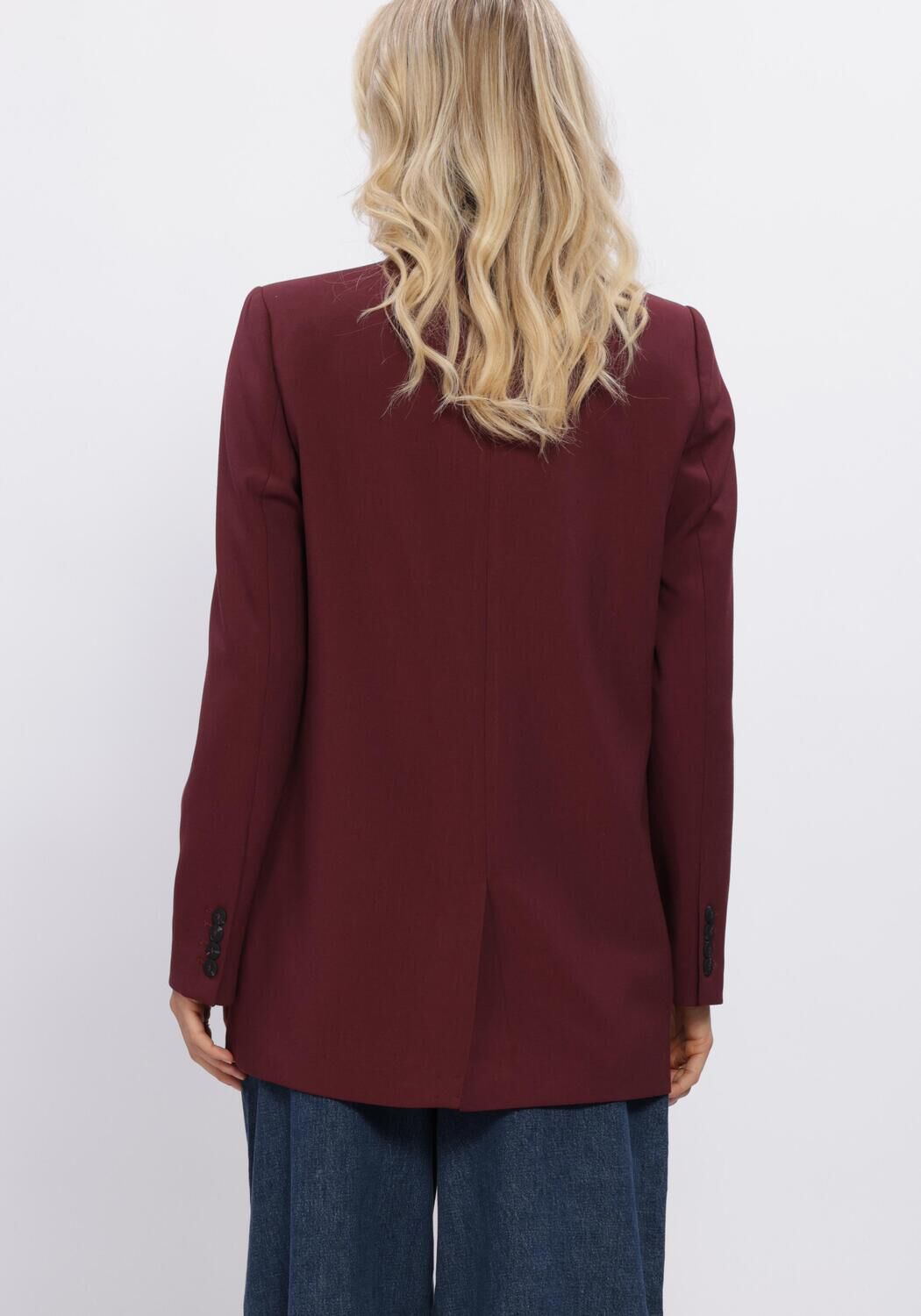 Bordeaux SELECTED WOMEN Blazer SLFRITA LS RELAXED BLAZER - large