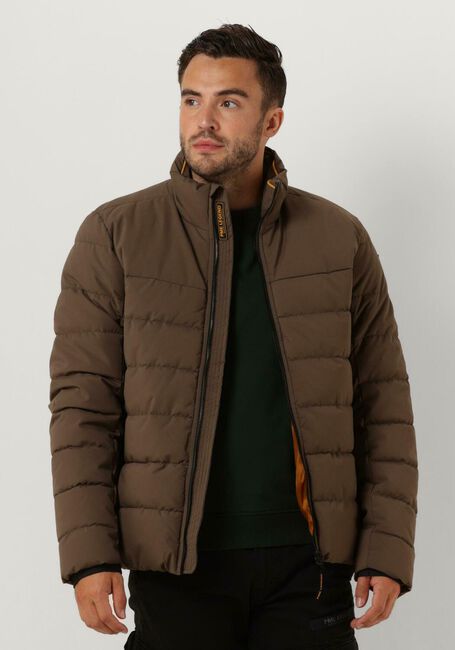 Bruine PME LEGEND Gewatteerde jas SHORT JACKET AIRGENEER PERFOR STRETCH - large