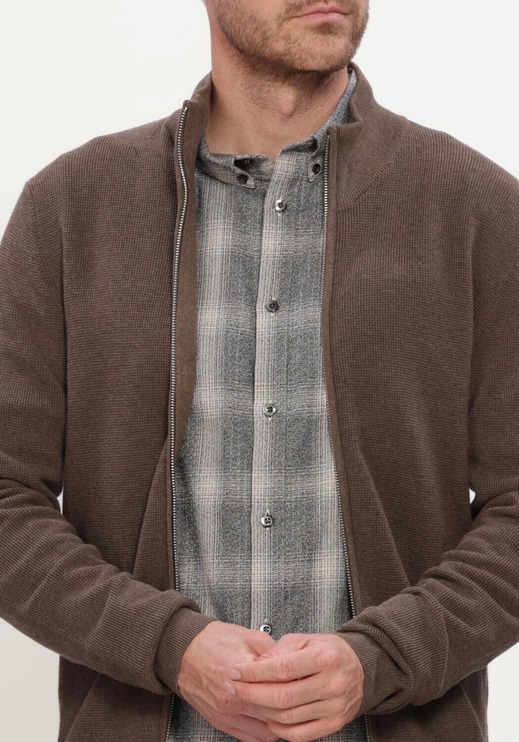 MATINIQUE Heren Truien & Vesten Malagoon Cardigan Bruin