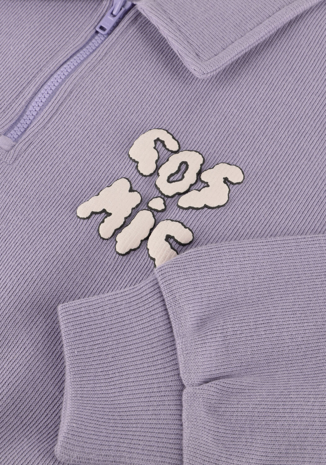 Lila Sproet & Sprout Sweater ZIP COLLAR SWEATSHIRT - large