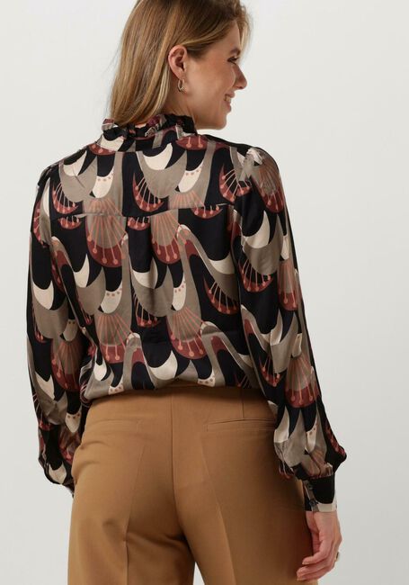 Multi SUMMUM Blouse BLOUSE ABSTRACT PEACOCK - large