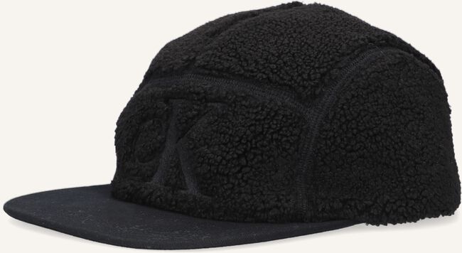 Zwarte CALVIN KLEIN Pet MONOGRAM SHERPA CAP Zwarte CALVIN KLEIN Pet MONOGRAM SHERPA CAP - large