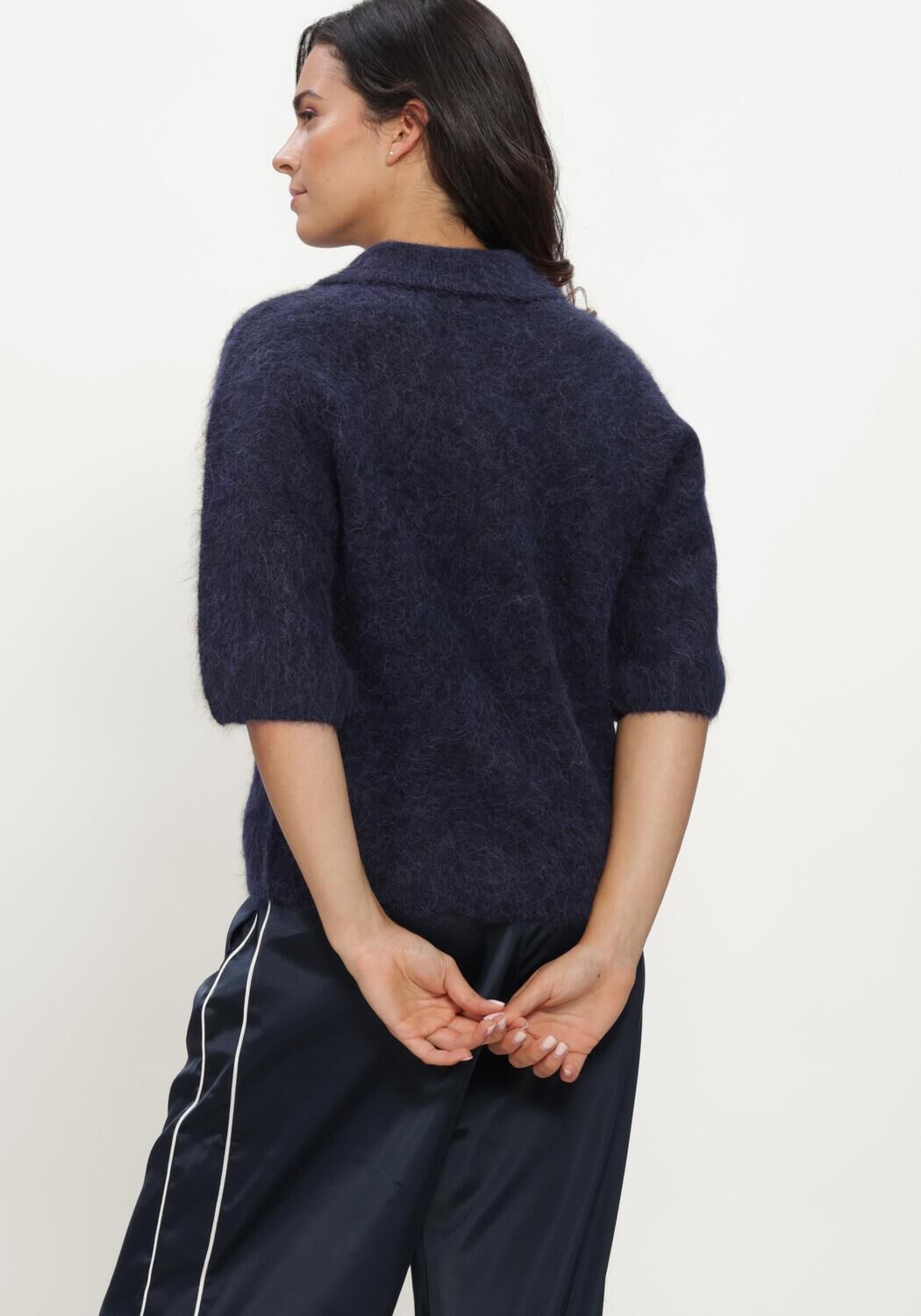 Donkerblauwe LINA LOCCHI Trui LL-BENITA - large