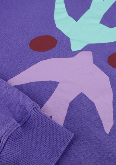 Paarse JENEST Sweater ART BIRD SWEATER - large