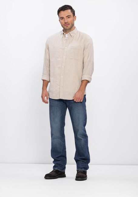 Beige BARBOUR Casual overhemd NELSON TAILORED SHIRT - large