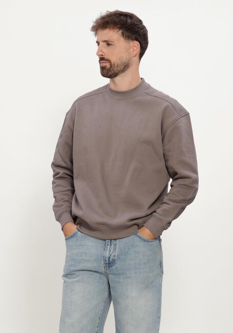 Taupe GENTI Truien/vesten SWEAT CREW - large
