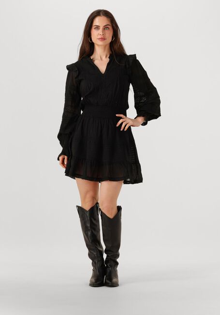 Zwarte NEO NOIR Mini jurk ARAN S VOILE DRESS - large