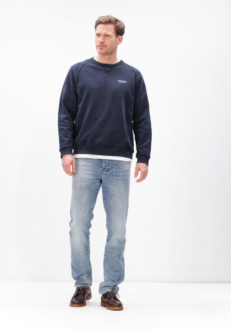 Donkerblauwe ANERKJENDT Sweater AKTIN JAPANESE SWEAT - large