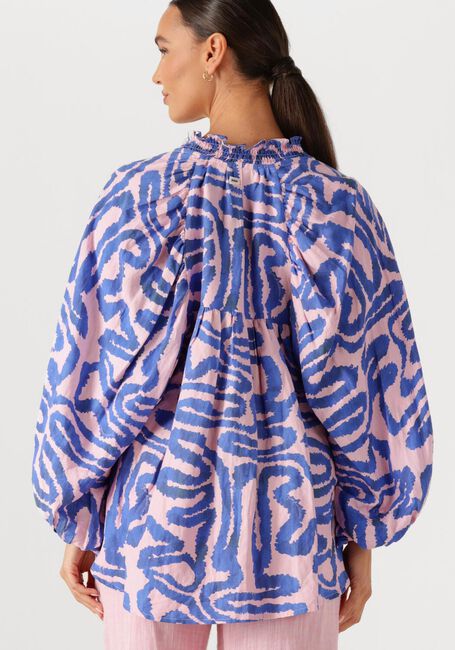 Multi POM AMSTERDAM Blouses BLOUSE WAVES PINK LINEN - large