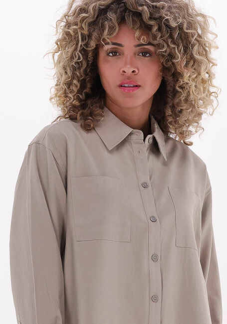 Beige MSCH COPENHAGEN Blouses VISILLA SHIRT - large