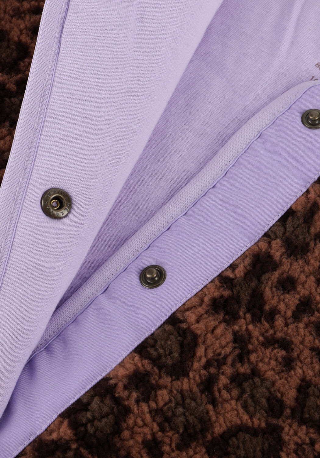 Bruine Z8 Teddy jas LIENE - large