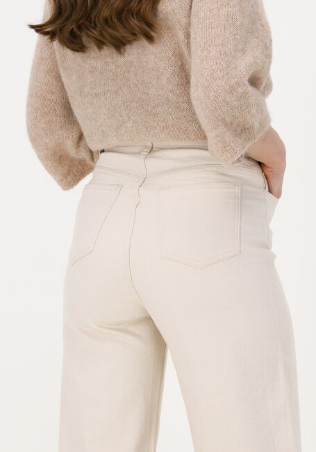 Creme BY-BAR Wide jeans LINA OFF WHITE TWILL PANT - large