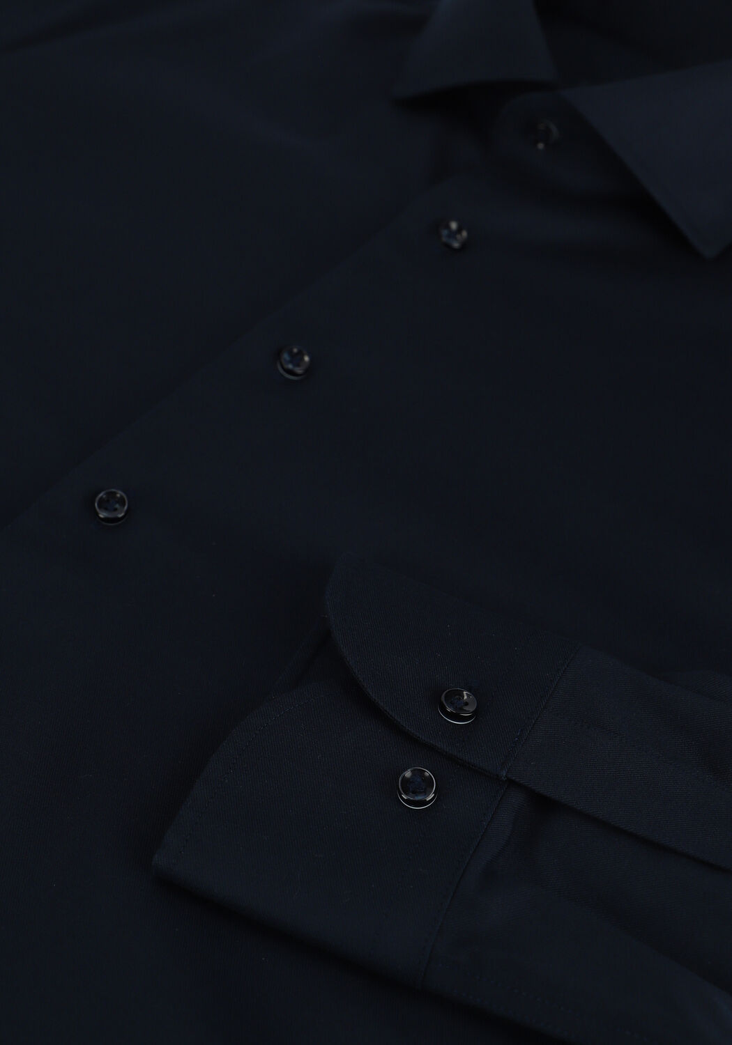 Donkerblauwe PROFUOMO Klassiek overhemd HULL - large