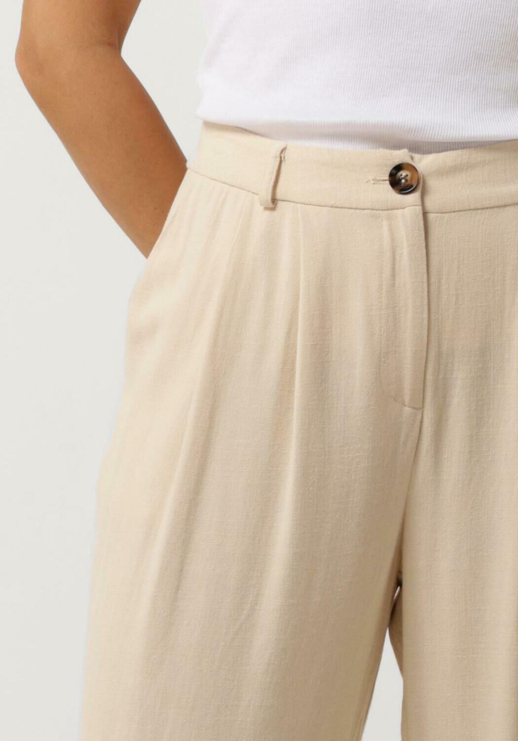 YDENCE Dames Broeken Pants Rhys Beige