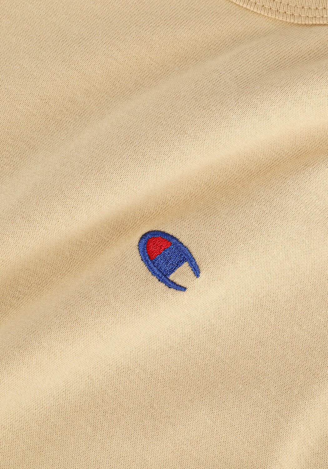 Gele CHAMPION T-shirt CREWNECK T-SHIRT 216545 - large