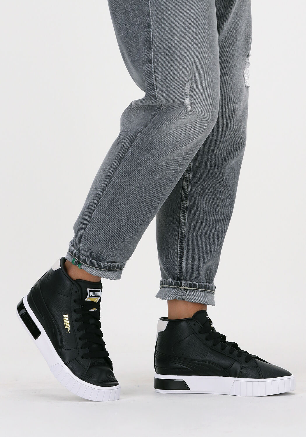 Hoge vans zwart dames sale