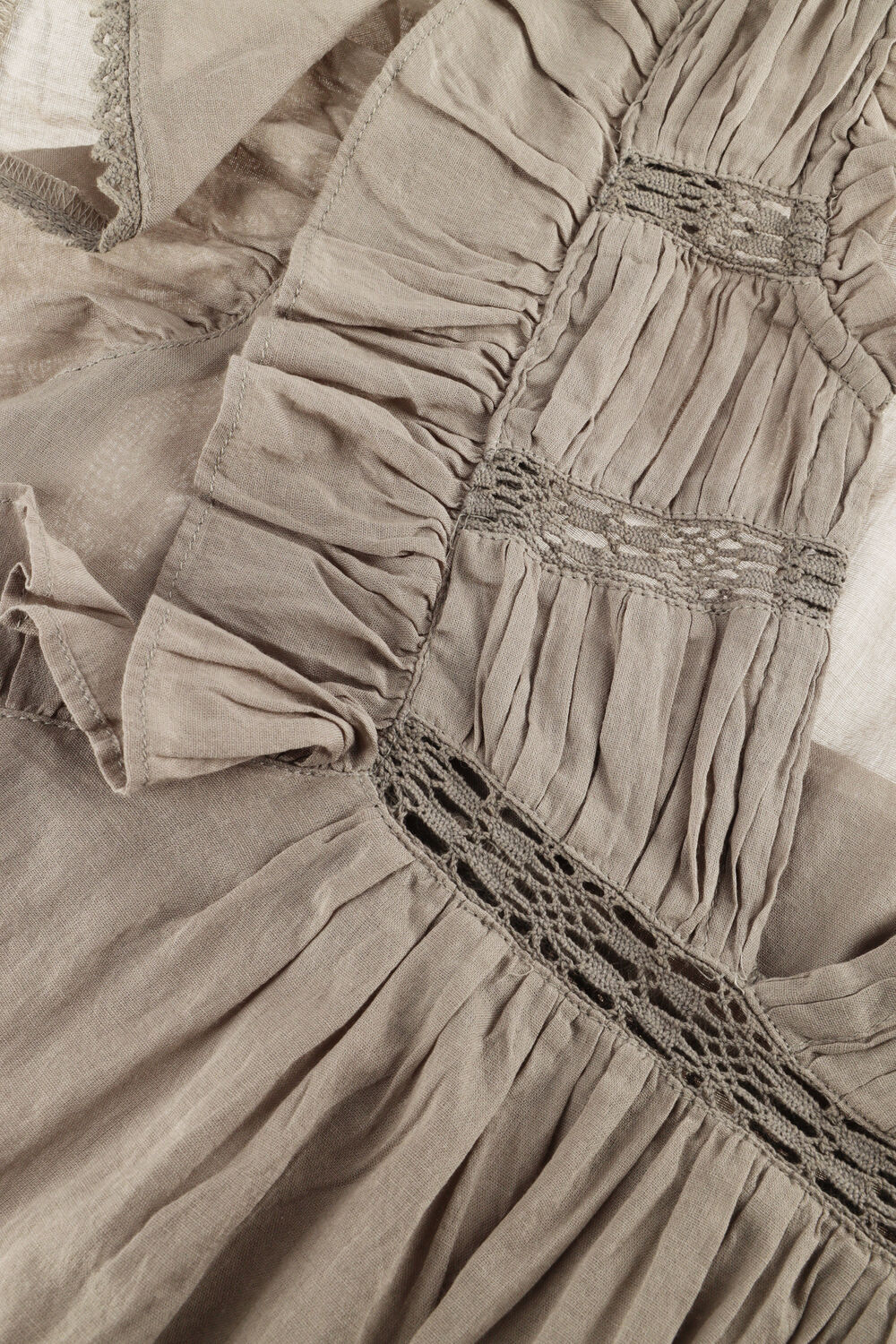 Groene NEO NOIR Tops & T-shirts JAYLA S VOILE TOP - large