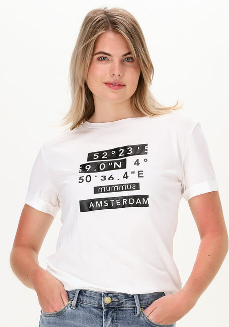 Witte SUMMUM T-shirt TEE COORDINATE ARTWORK COTTON  - large