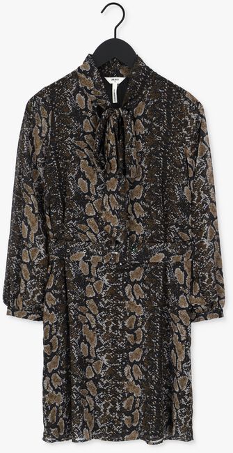 Zwarte OBJECT Mini jurk ANNA L/S SHIRT DRESS - large