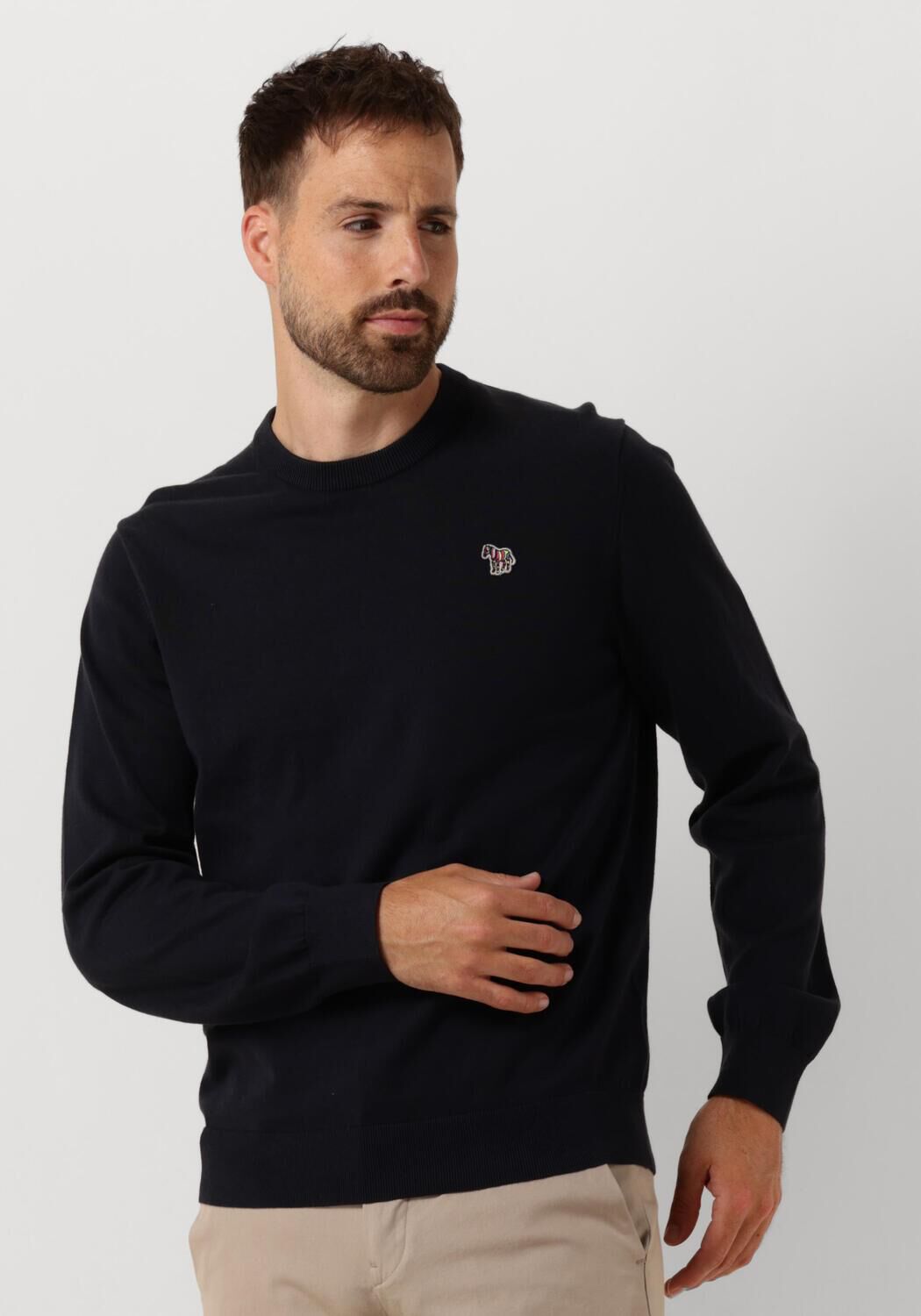 PS PAUL SMITH Heren Truien Vesten Mens Sweater Crew Neck Zeb Bad Groen Kledingwinkel