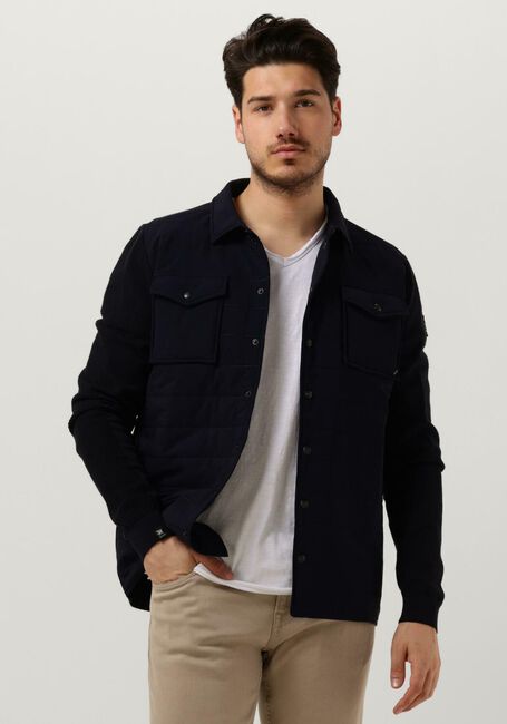 Donkerblauwe VANGUARD Jack IN-BETWEEN JACKET COTTON POLYAMIDE - large