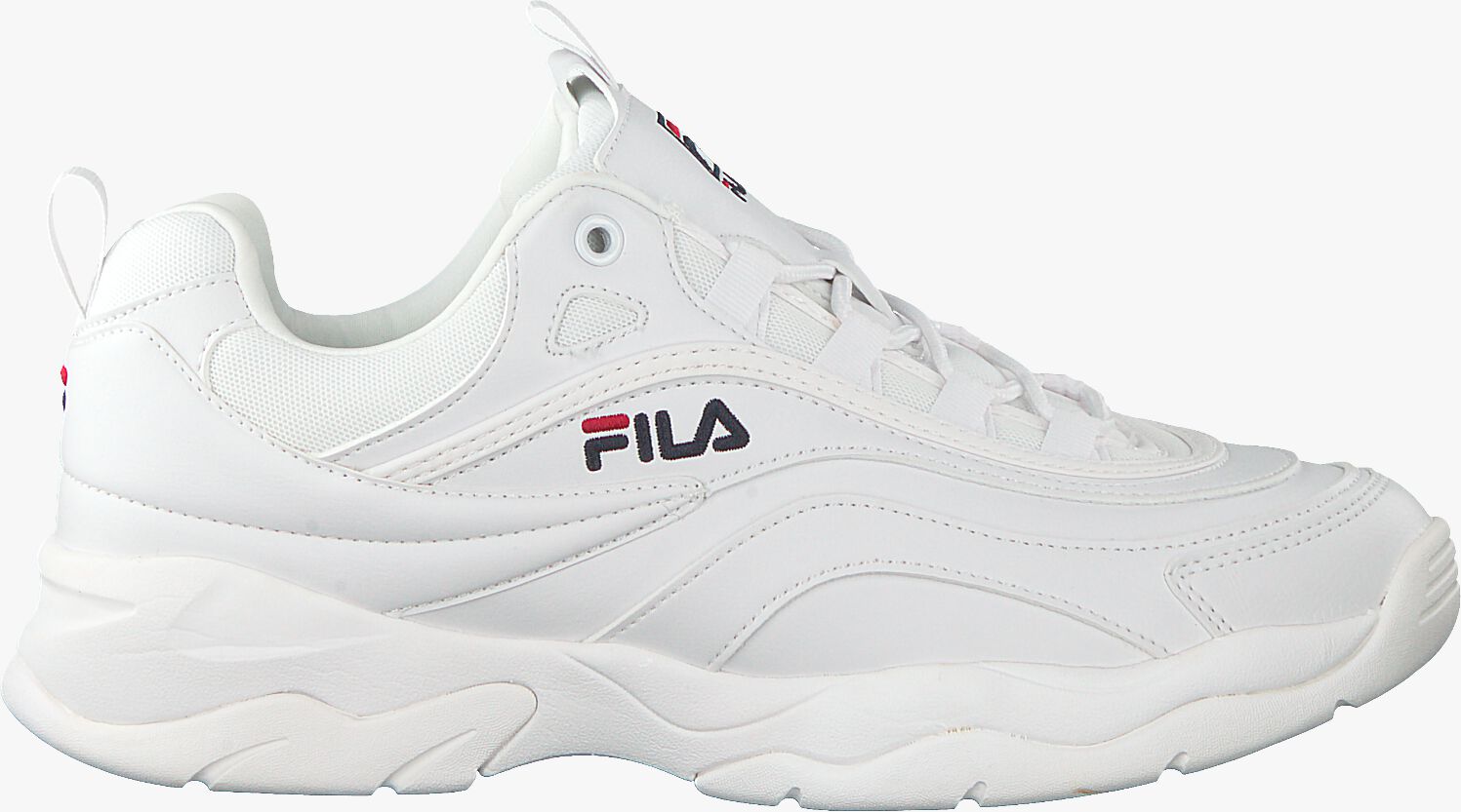 Klas zijde Doorzichtig Witte FILA Lage sneakers RAY LOW MEN | Omoda