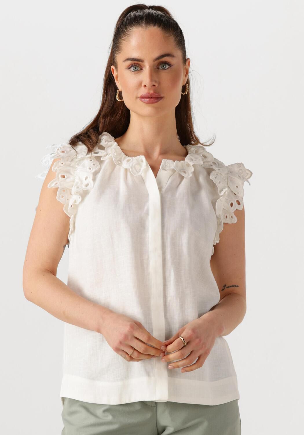 COPENHAGEN MUSE Dames Tops & T-shirts Natuli Shirt Wit
