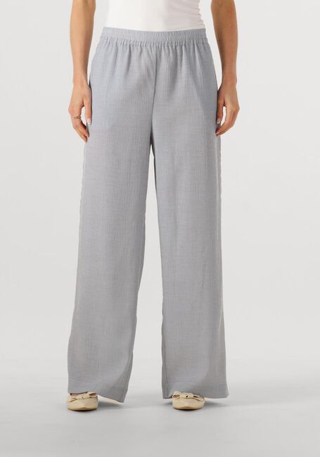 Blauwe MSCH COPENHAGEN Wijde broek MSCHKINLEY HW PANTS STP - large