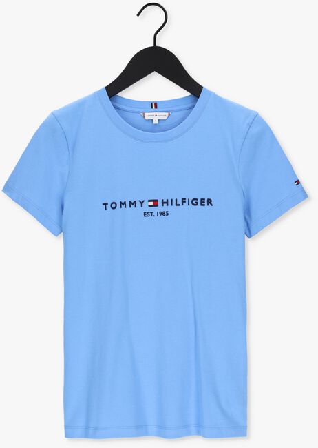 Lichtblauwe TOMMY HILFIGER T-shirt REGULAR HILFIGER C-NK - large