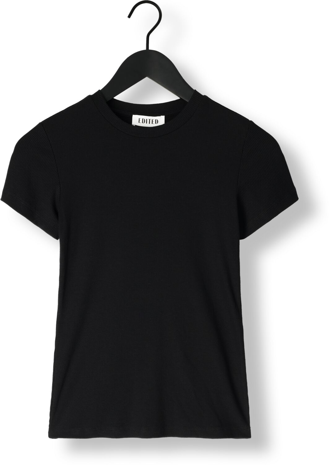EDITED Dames Tops & T-shirts Naara T-shirt Zwart