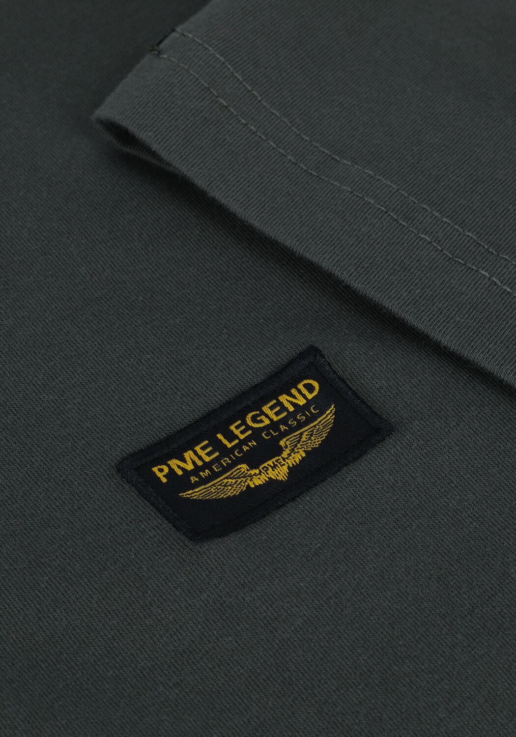 Grijze PME LEGEND T-shirt SHORT SLEEVE R-NECK GUYVER TEE - large