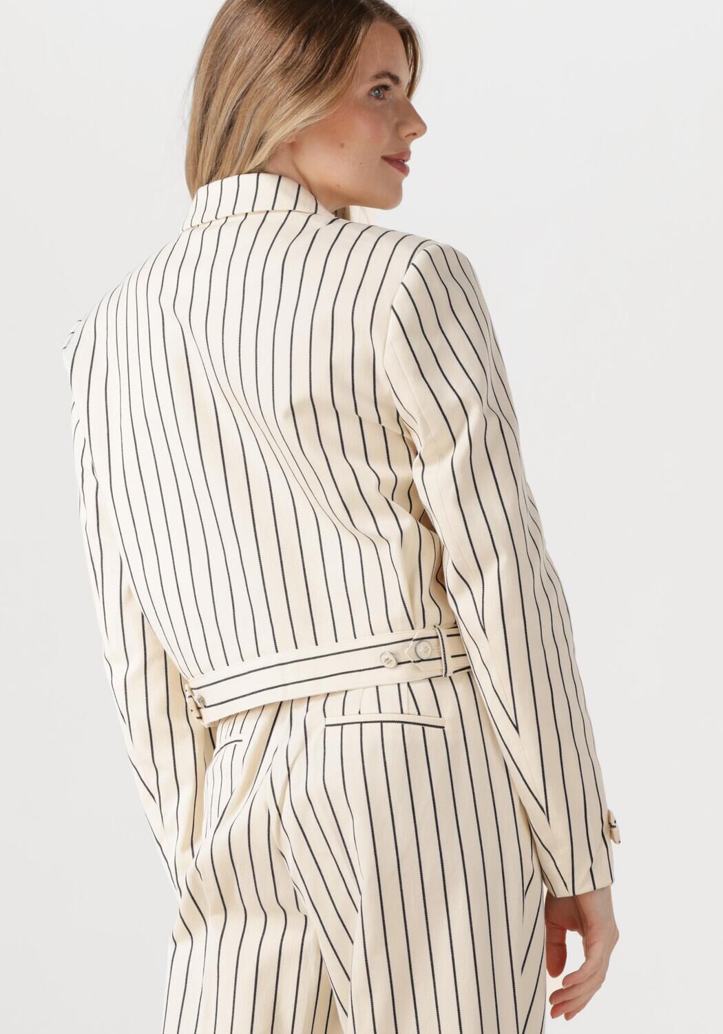 AAIKO Dames Blazers Ines Stripe Co 570 Gebroken Wit