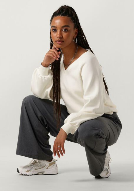 Ecru MSCH COPENHAGEN Sweater MSCHNELINA IMA Q RAGLAN V SWEATERSHIRT Ecru MSCH COPENHAGEN Sweater MSCHNELINA IMA Q RAGLAN V SWEATERSHIRT - large