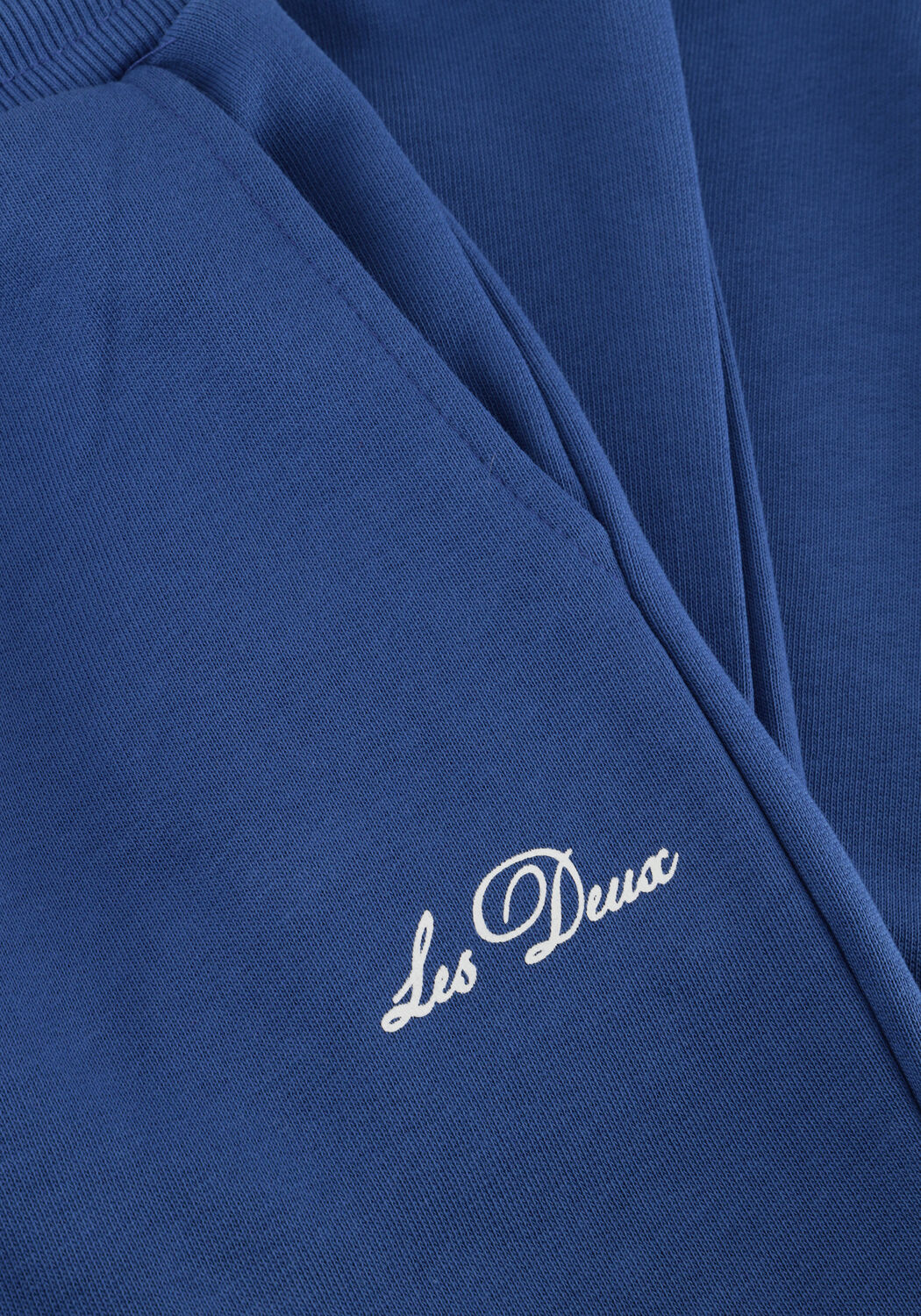 Blauwe LES DEUX Joggingbroek WEST SIDE SWEATPANTS KIDS - large