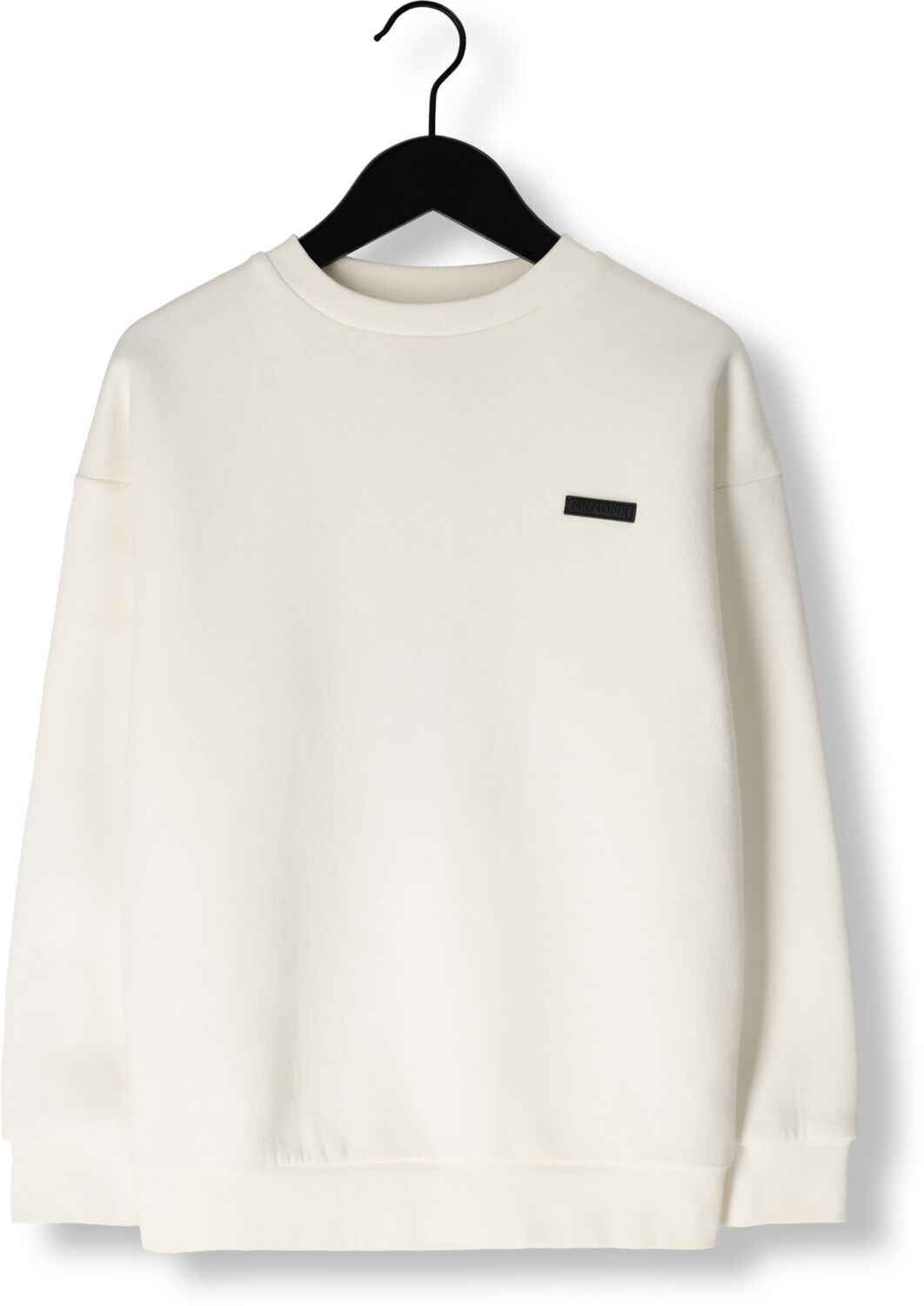 NIK&NIK sweater Palm met backprint offwhite Wit Backprint 140