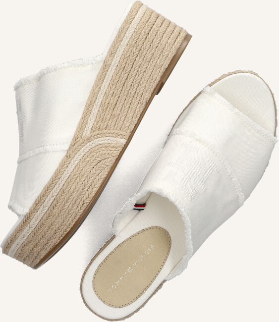 Beige TOMMY HILFIGER Muiltjes DENIM WEDGE FLATFORM Beige TOMMY HILFIGER Muiltjes DENIM WEDGE FLATFORM - large