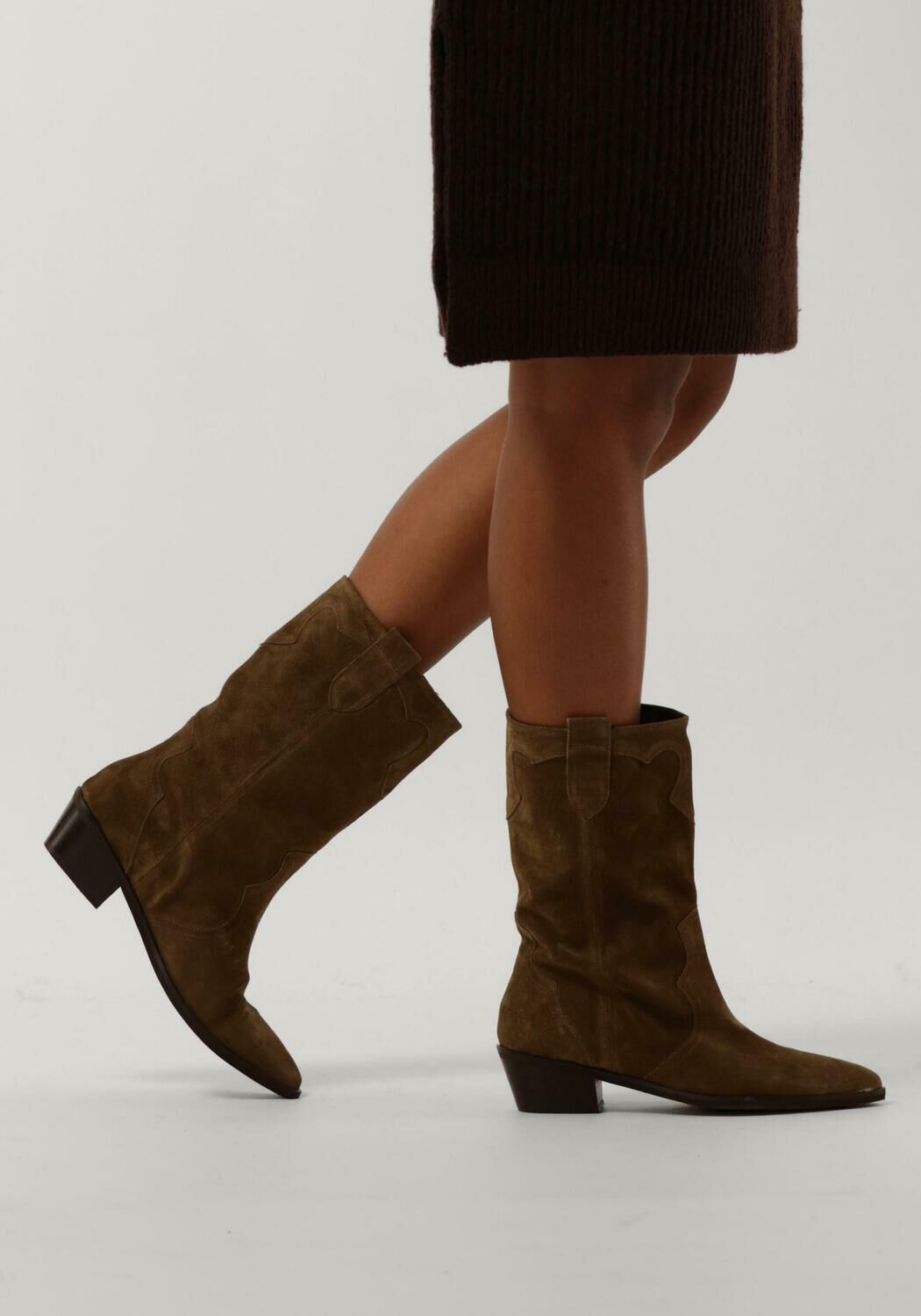 Taupe NOTRE-V Cowboylaarzen 05-264 - large