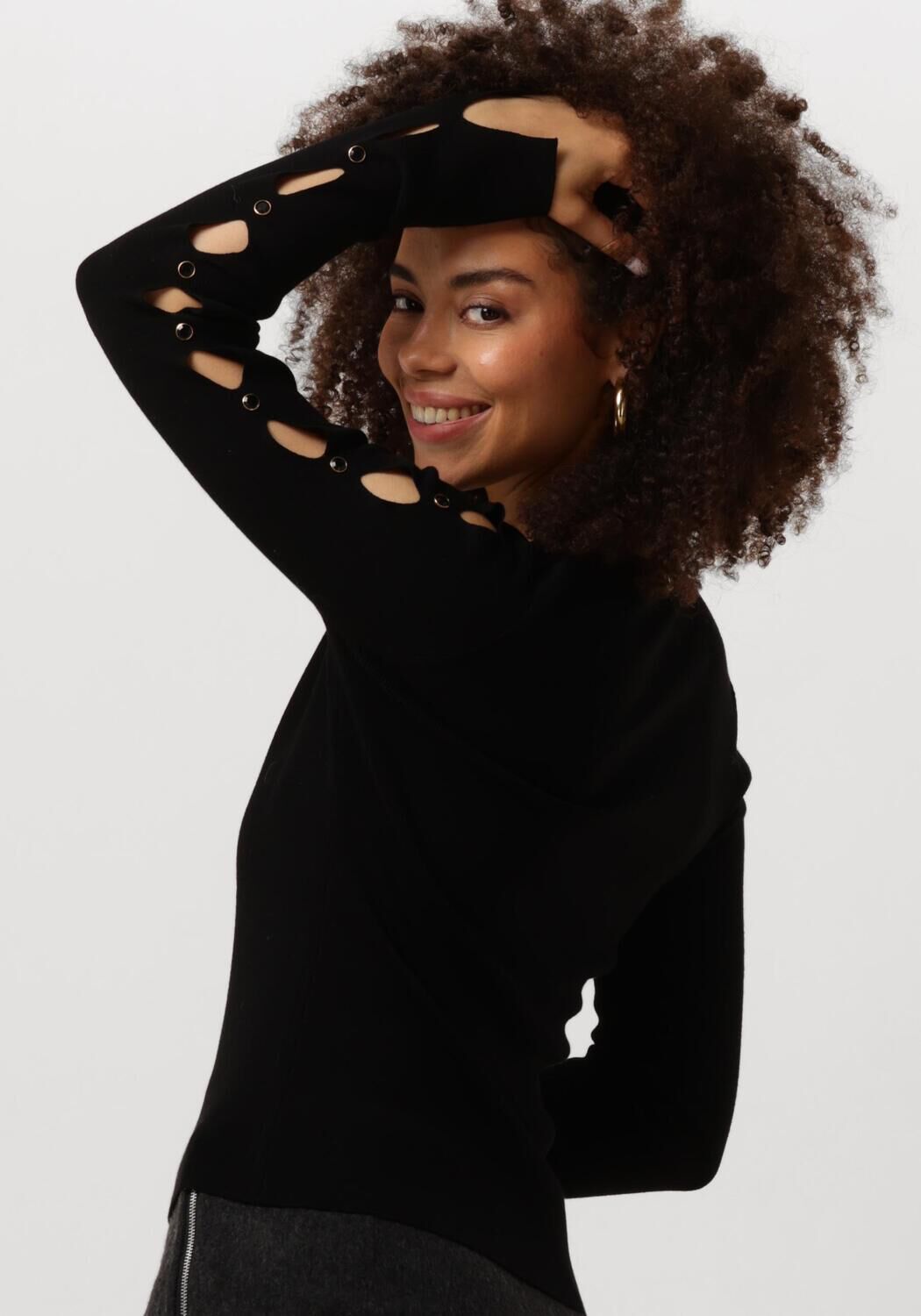 TWINSET MILANO Dames Tops & T-shirts 242tp3312 Zwart