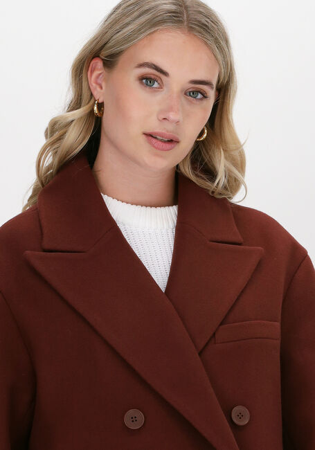 Bruine NA-KD Mantel OVERSIZED SIDE SLIT COAT - large
