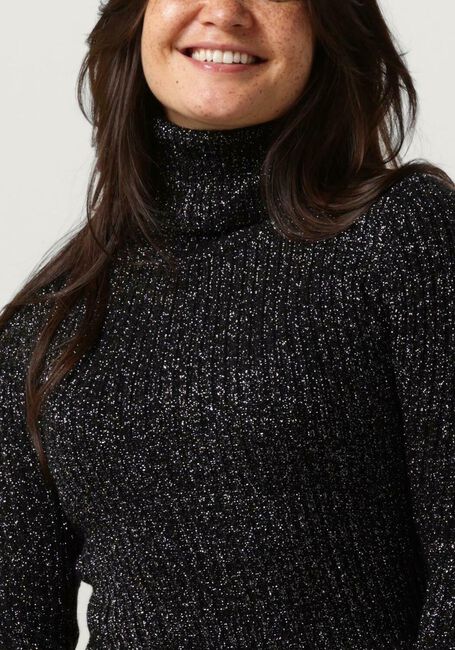 Antraciet ACCESS Coltrui LUREX KNITTED TURTLENECK TOP - large