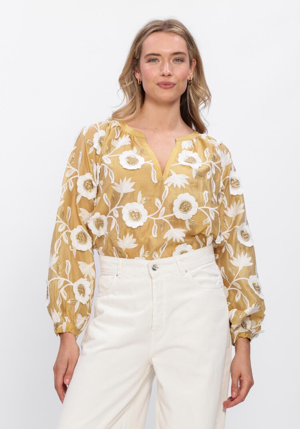 Gouden AAIKO Blouses ALANZA 3D TEN 518 - large